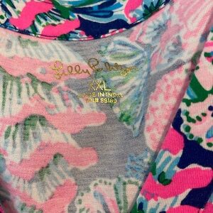 EUC Lilly Pulitzer oyster bay navy dress XXL